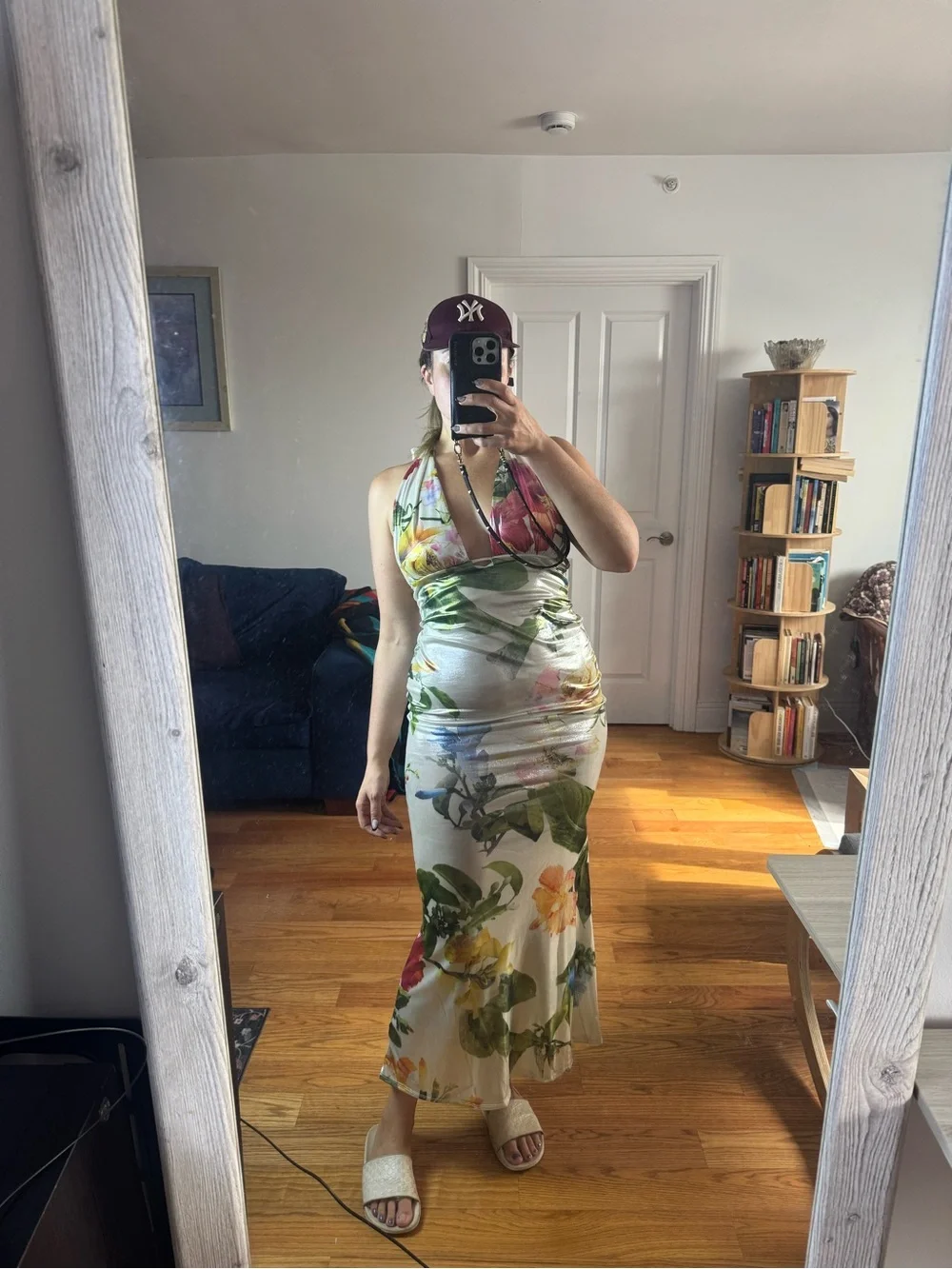 MadRag Floral Halter Maxi Dress floral M/L